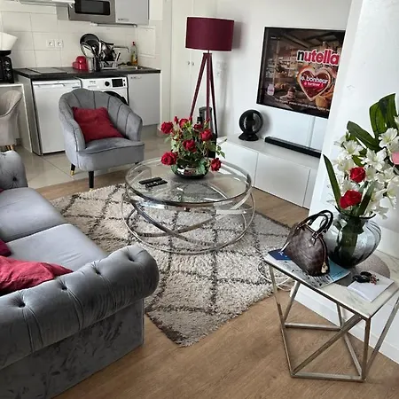 Apartment T2 Proche Stade De Frace Paris Tres Calme Design & Parking Prive